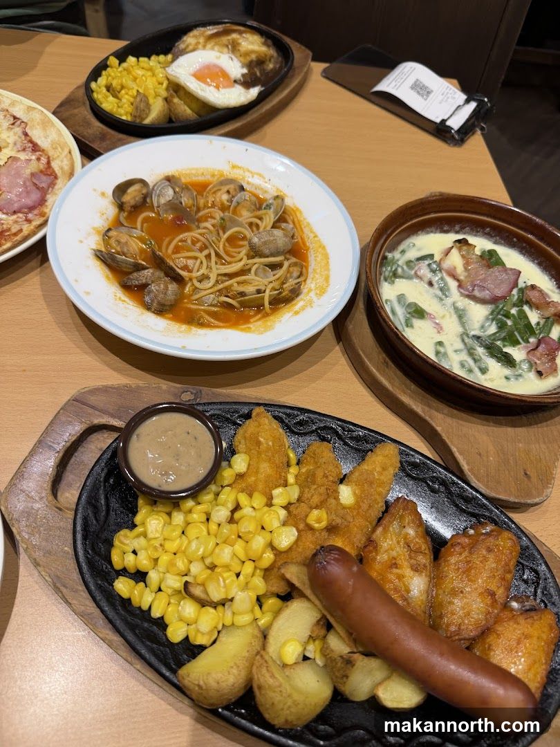 Various Dishes on a Table