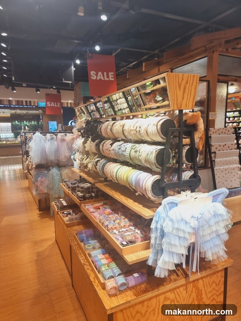 Craft Supplies Display