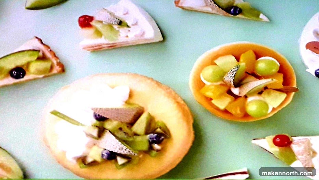 Assortment of Fruit Desserts
