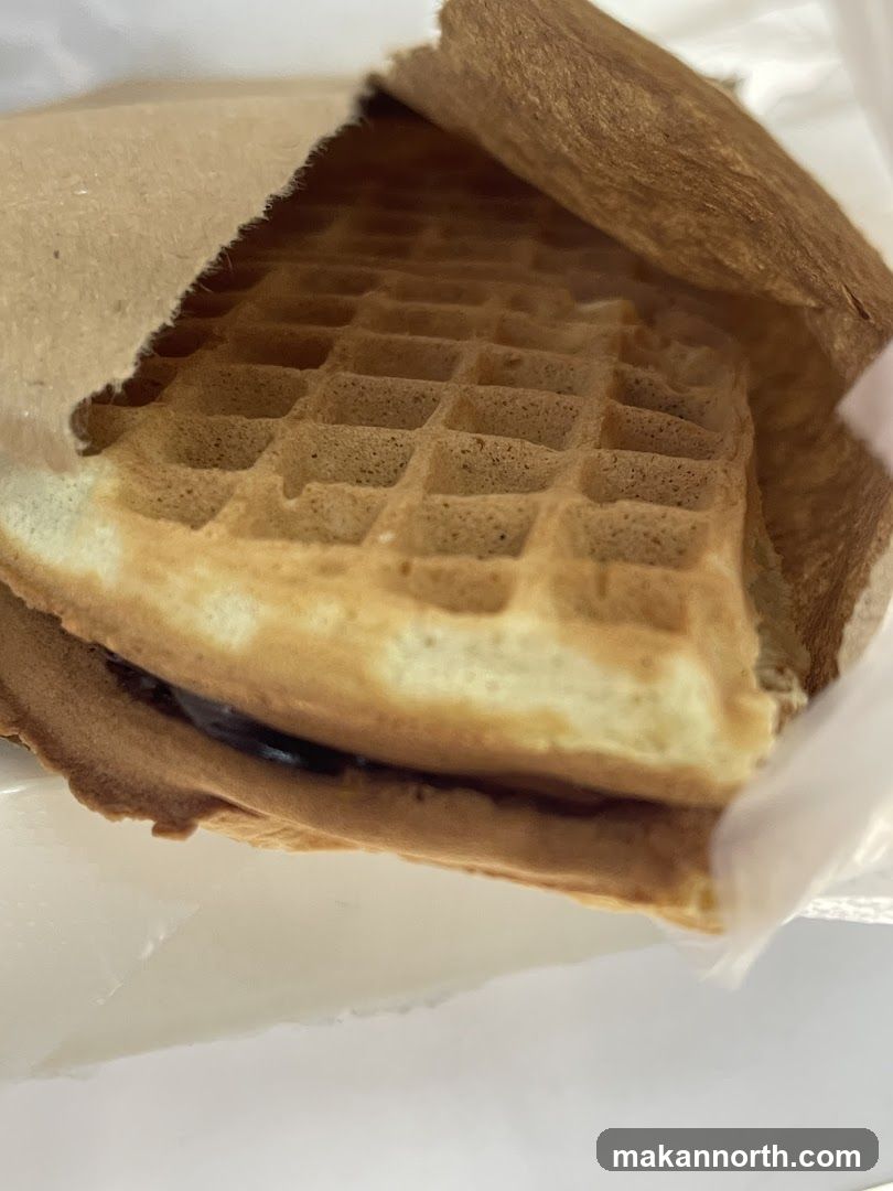 Waffle with filling