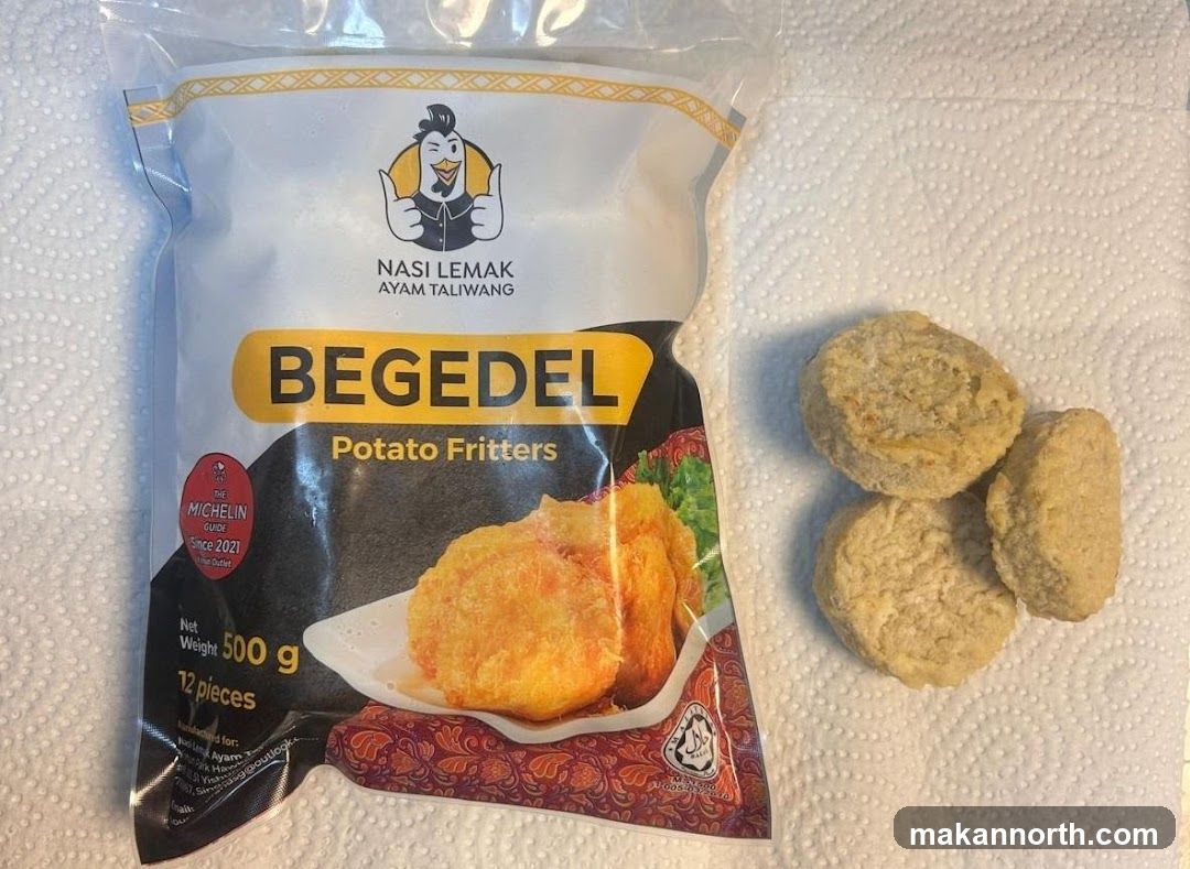 Begedel Potato Fritters Packaging