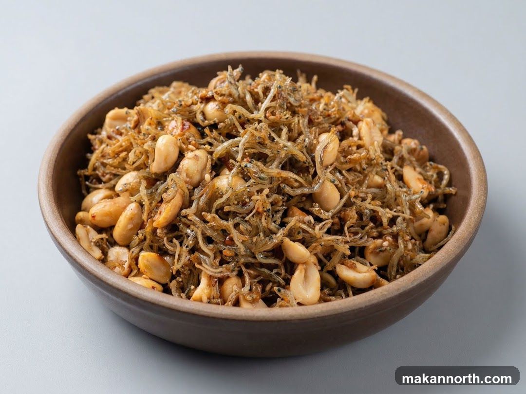 Bowl of Anchovies and Peanuts