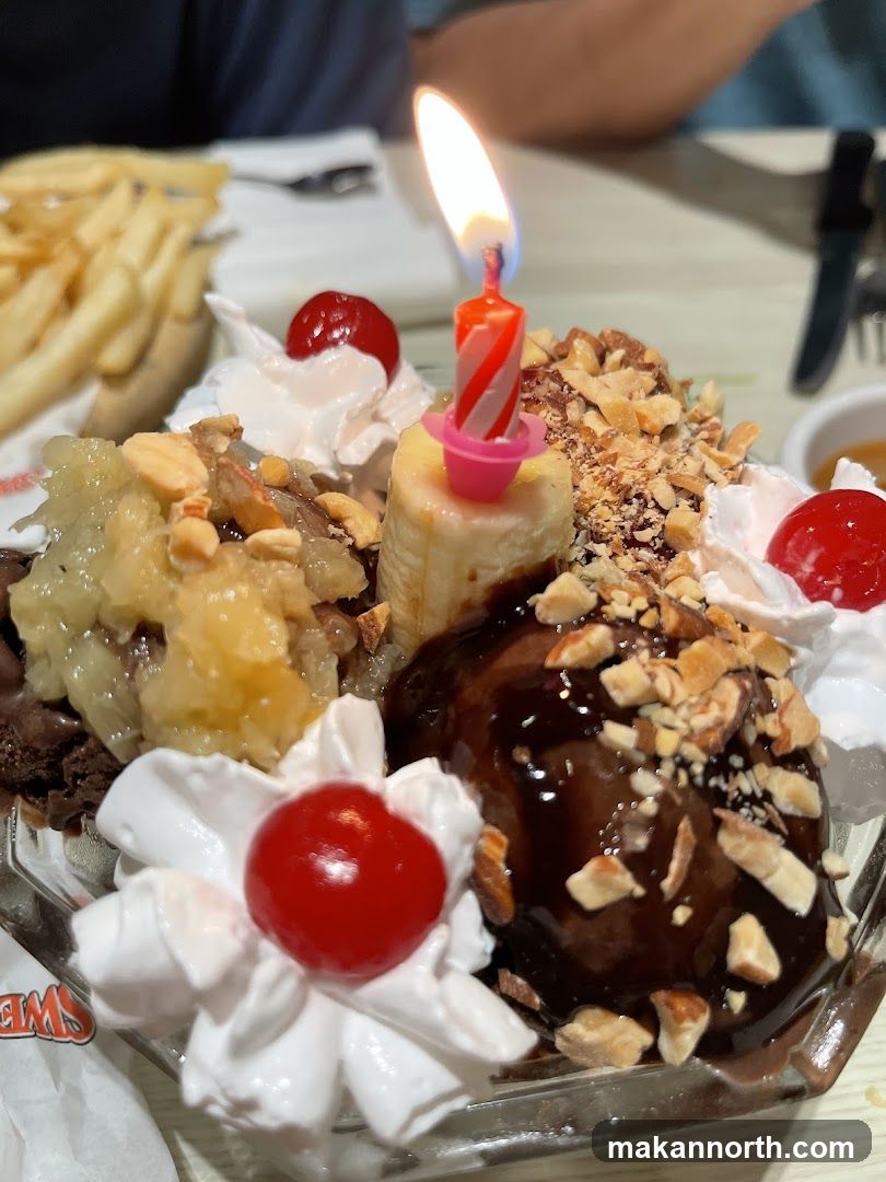 Birthday Sundae with Candle