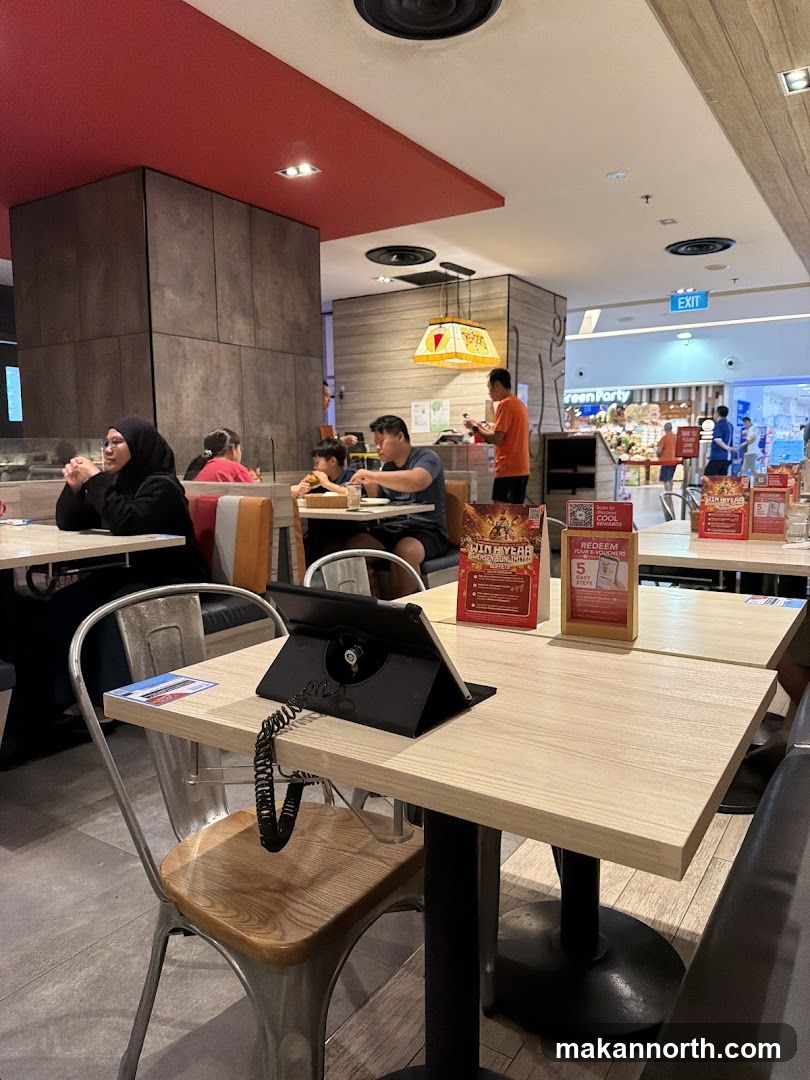 Restaurant Interior with Diners