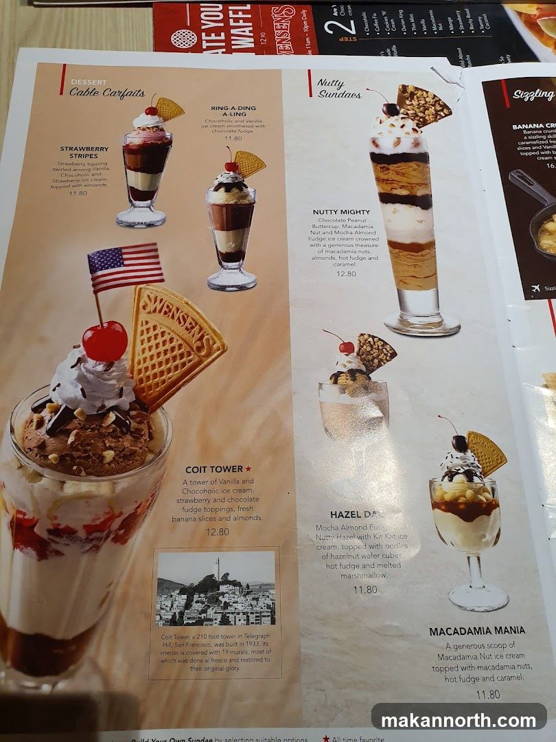 Dessert Menu