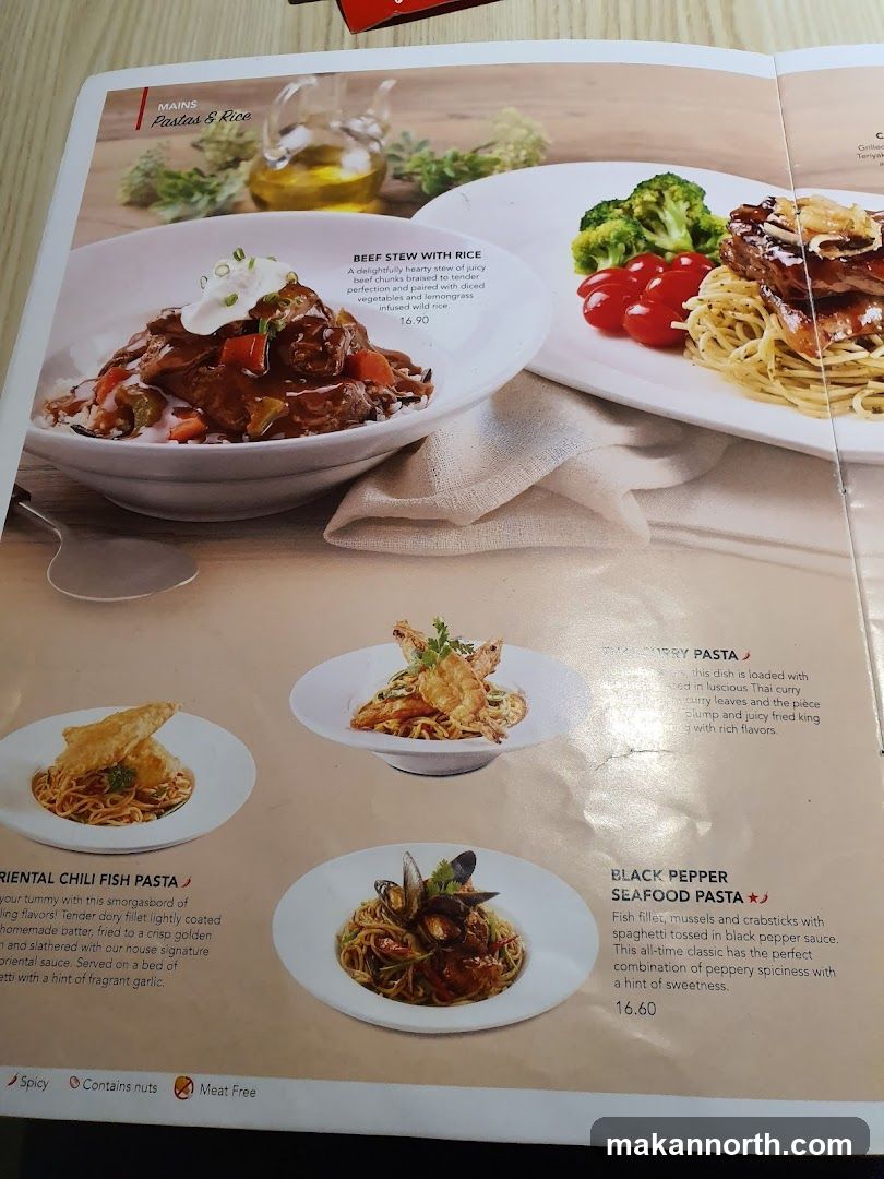 MAINS Pastas & Rice