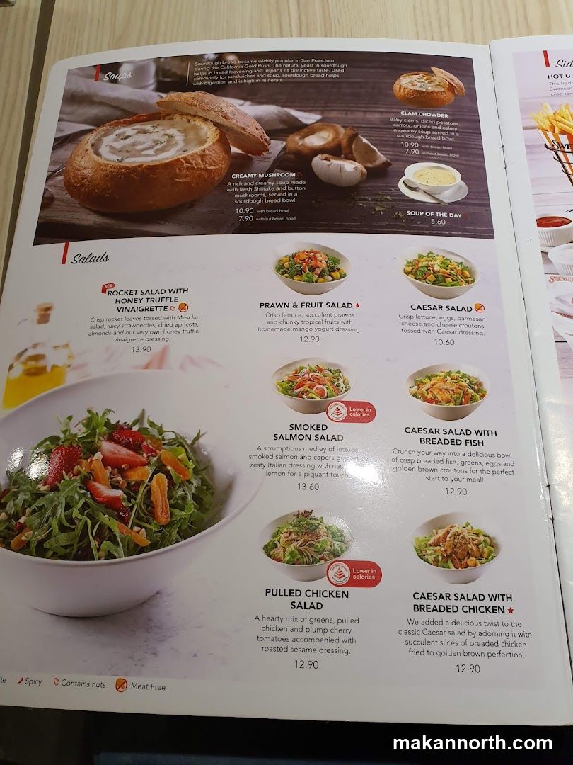Soups and Salads Menu