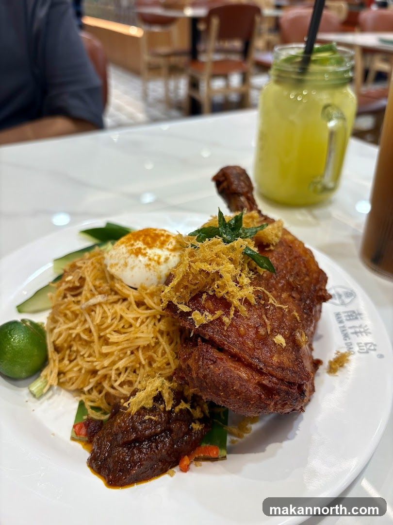 Fried Chicken with Noodles