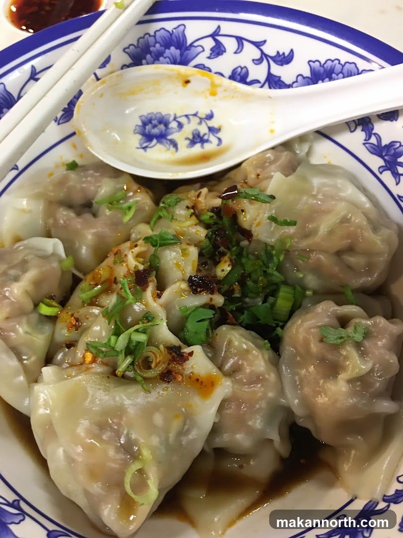 Wontons in Chili Oil