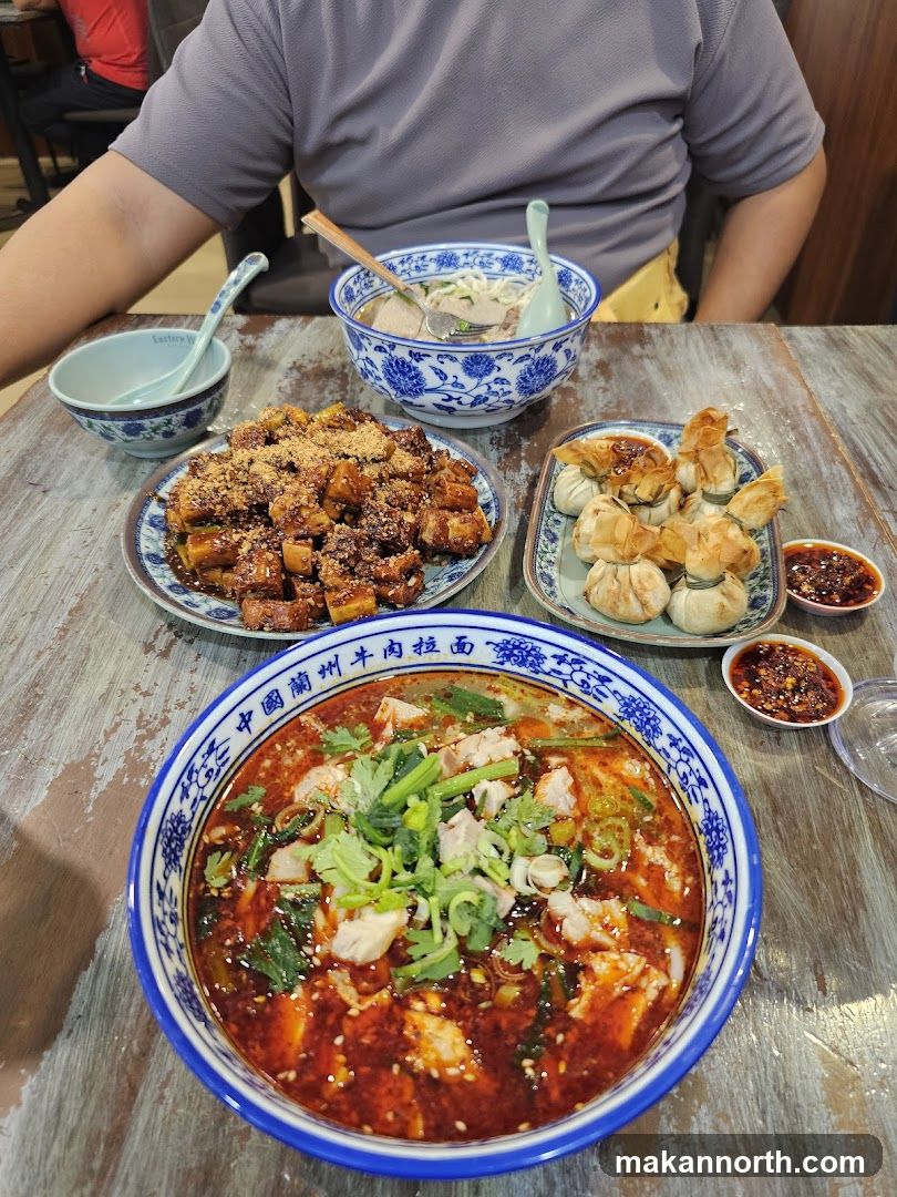 Table with Chinese Food