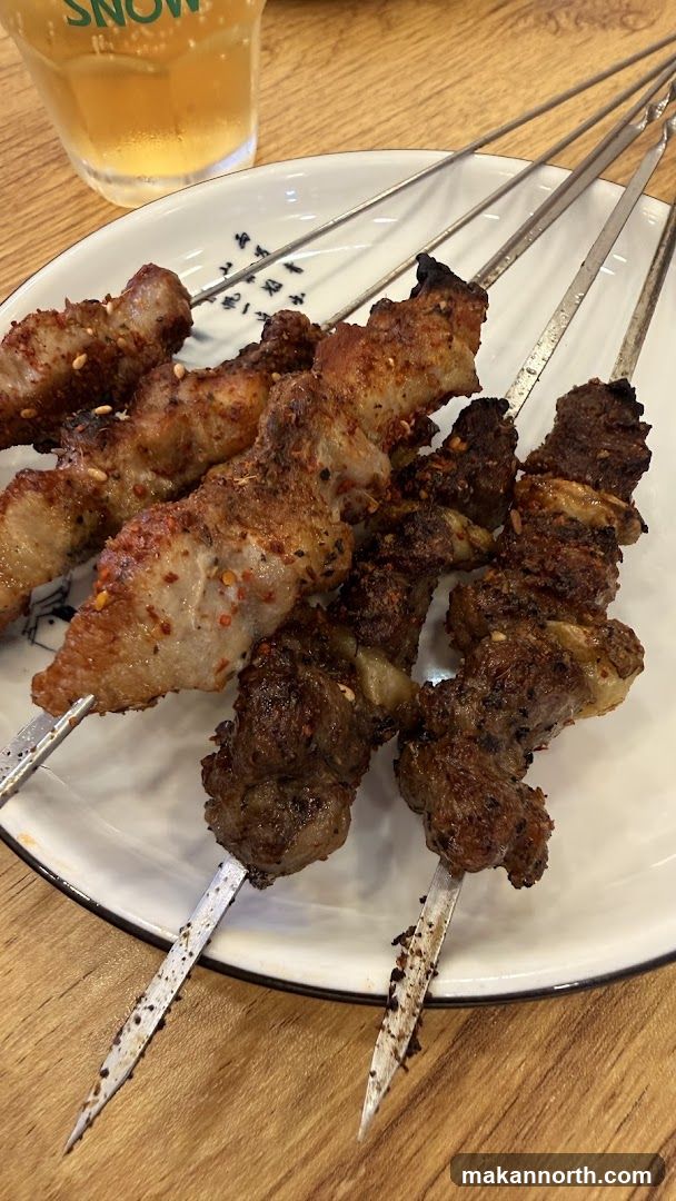 Lamb Skewers with Beer