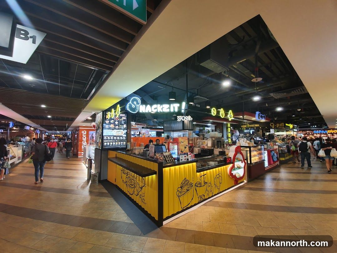 Snack stall in a mall
