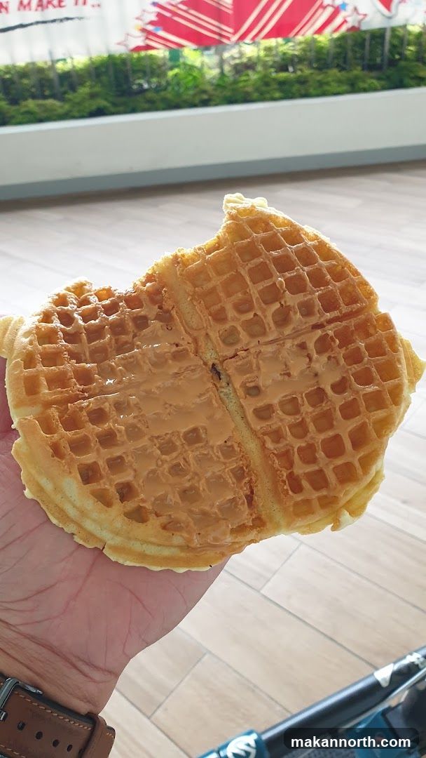 Waffle with Peanut Butter