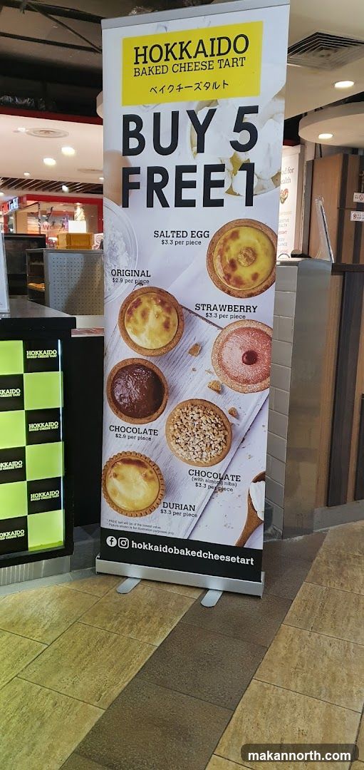 Hokkaido Baked Cheese Tart Promotion