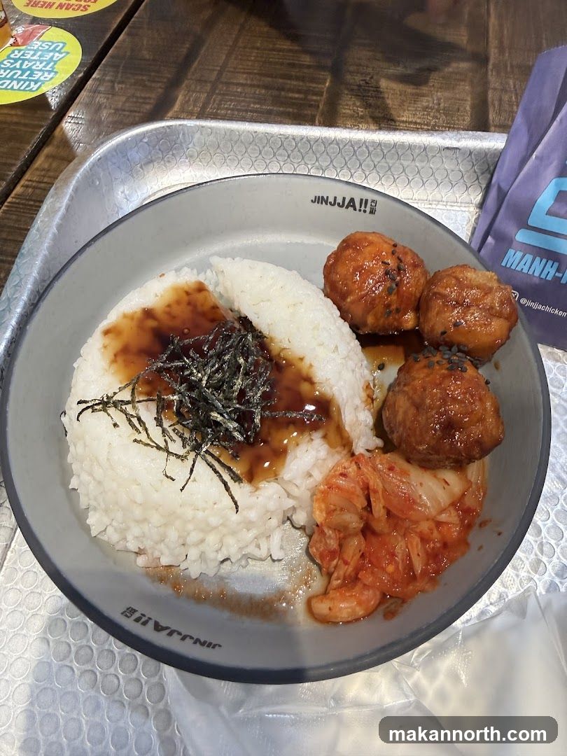 Korean Fried Chicken Rice Bowl