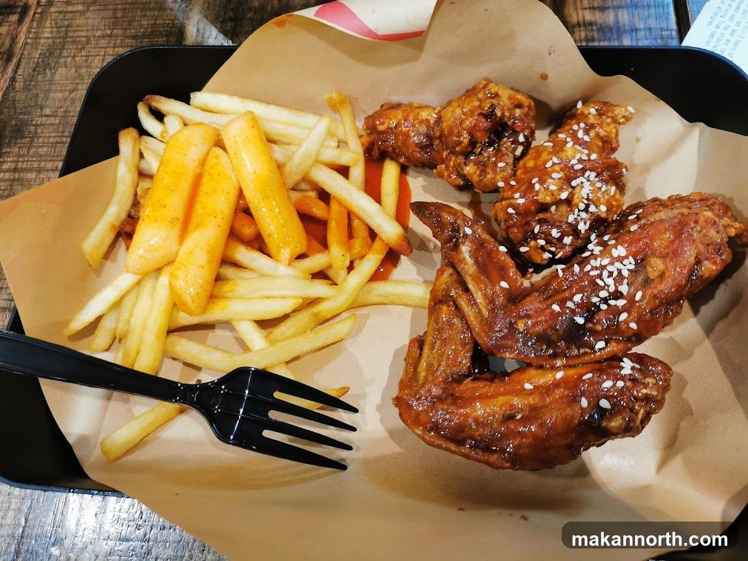 Fried Chicken and Fries
