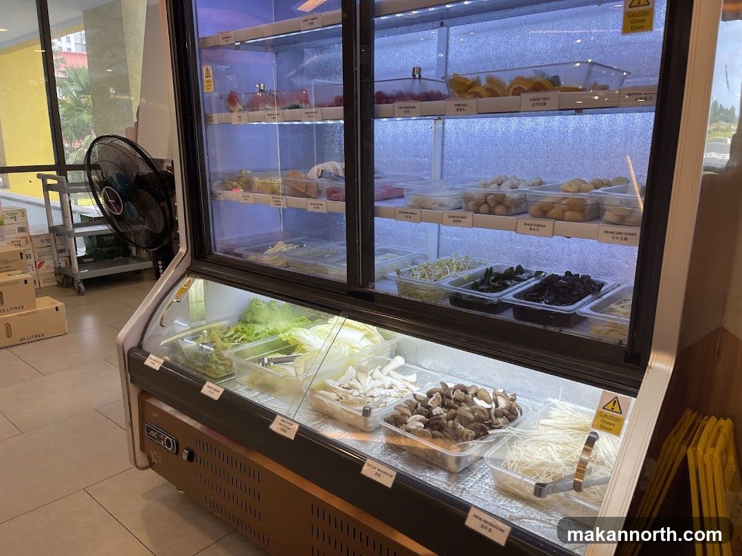 Refrigerator with Food Ingredients