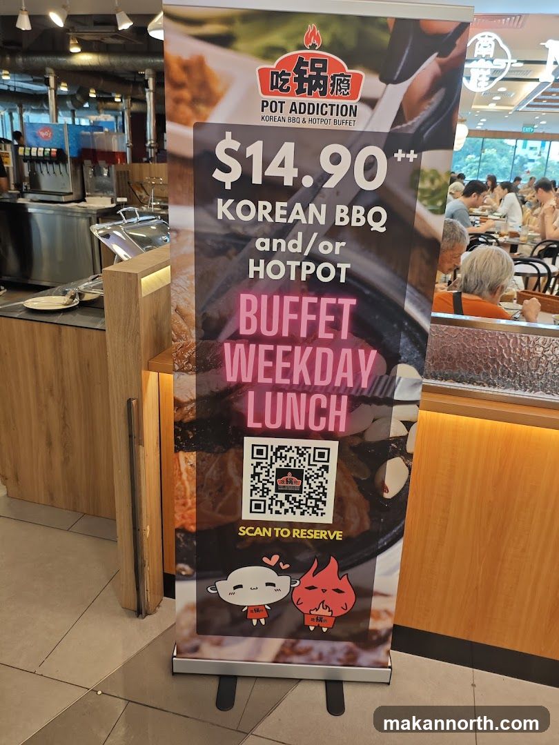 Pot Addiction Korean BBQ & Hotpot Buffet Promotion