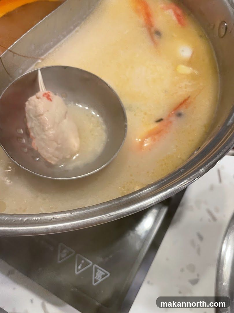 Hot Pot with Shrimp and Meatball