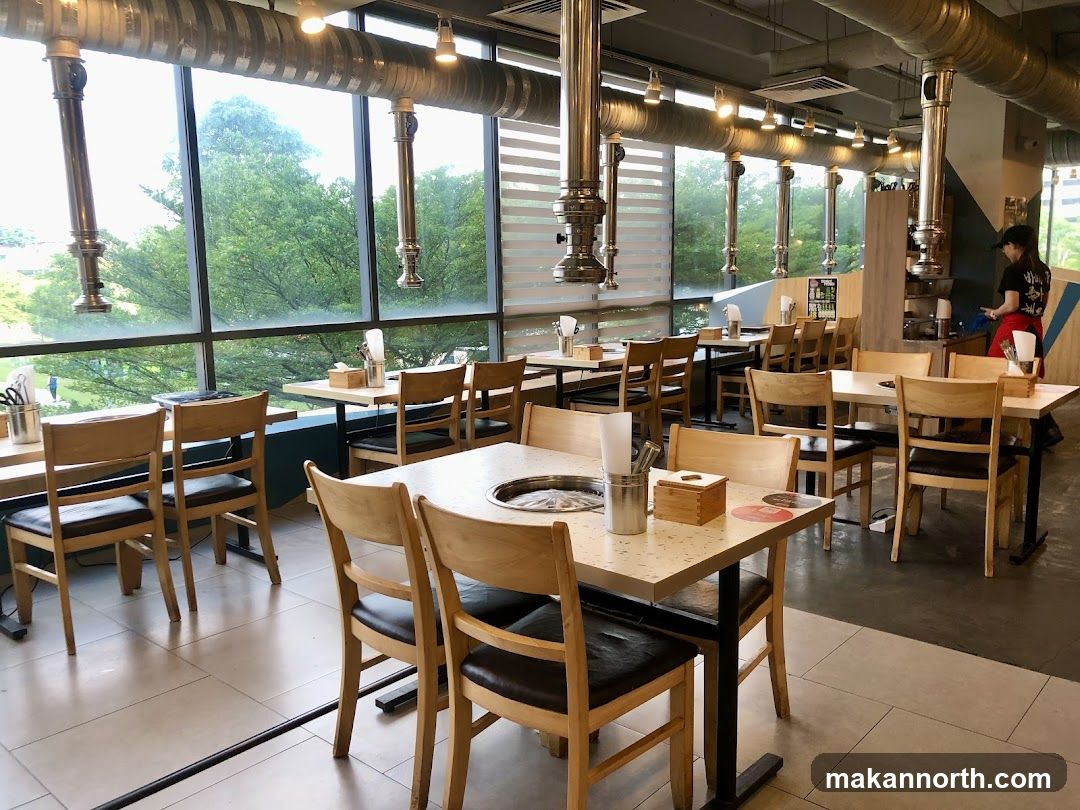 Restaurant Interior with Grills
