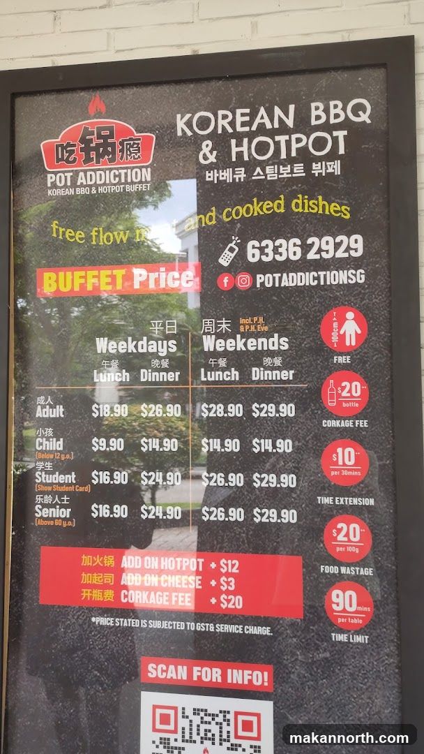 POT ADDICTION KOREAN BBQ & HOTPOT BUFFET