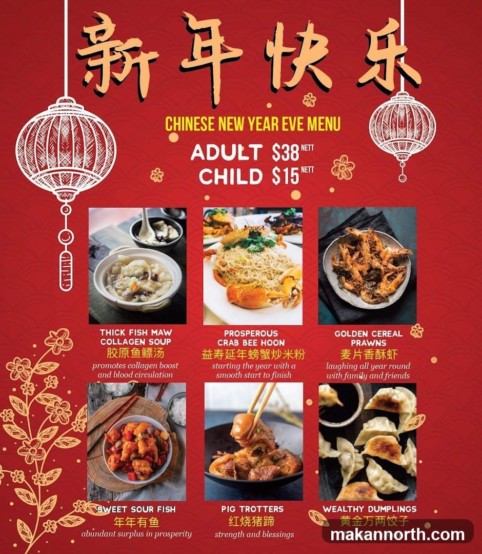 CHINESE NEW YEAR EVE MENU