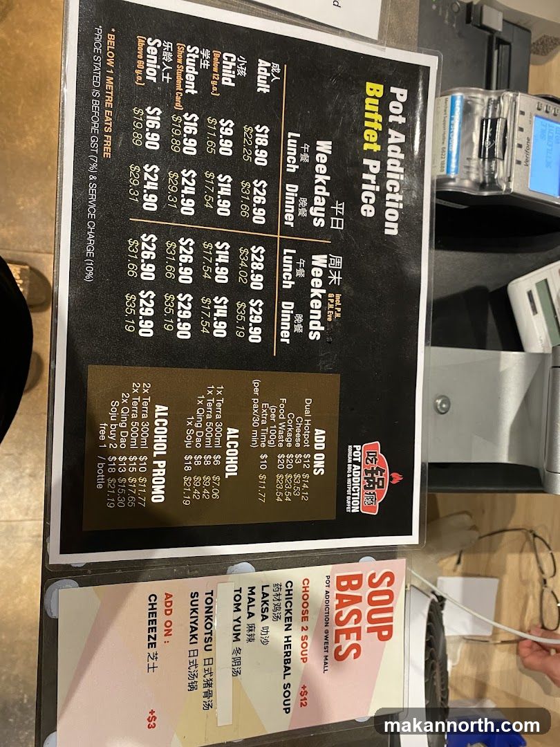 Pot Addiction Buffet Price