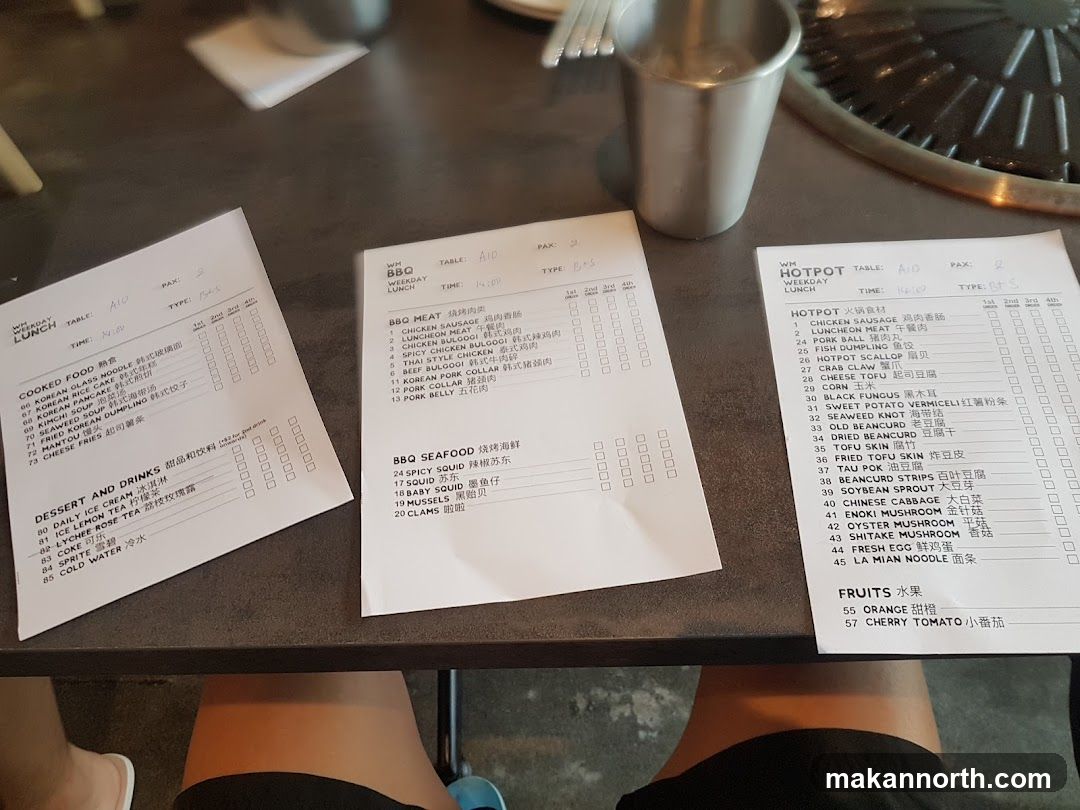 WEEKDAY LUNCH MENU