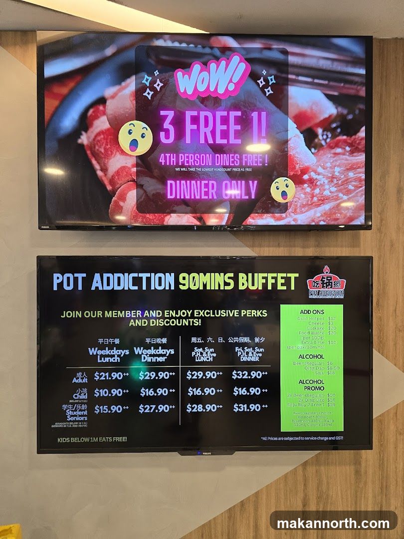 Pot Addiction 90 Mins Buffet Promotion