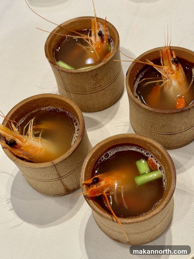 Shrimp Soup Shooters