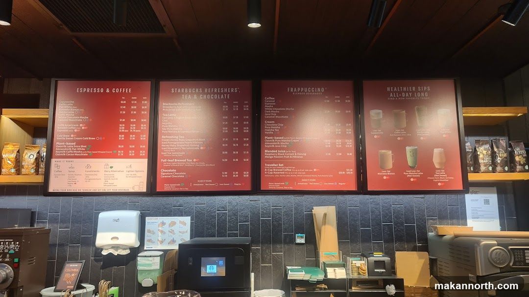 Starbucks Menu