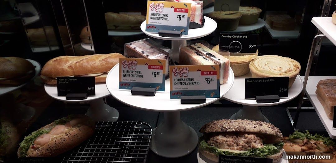 Assortment of Sandwiches and Desserts