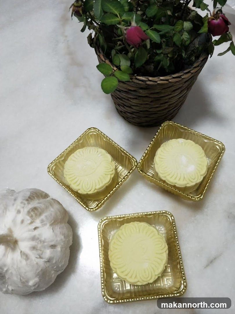 Mooncakes and a pomelo