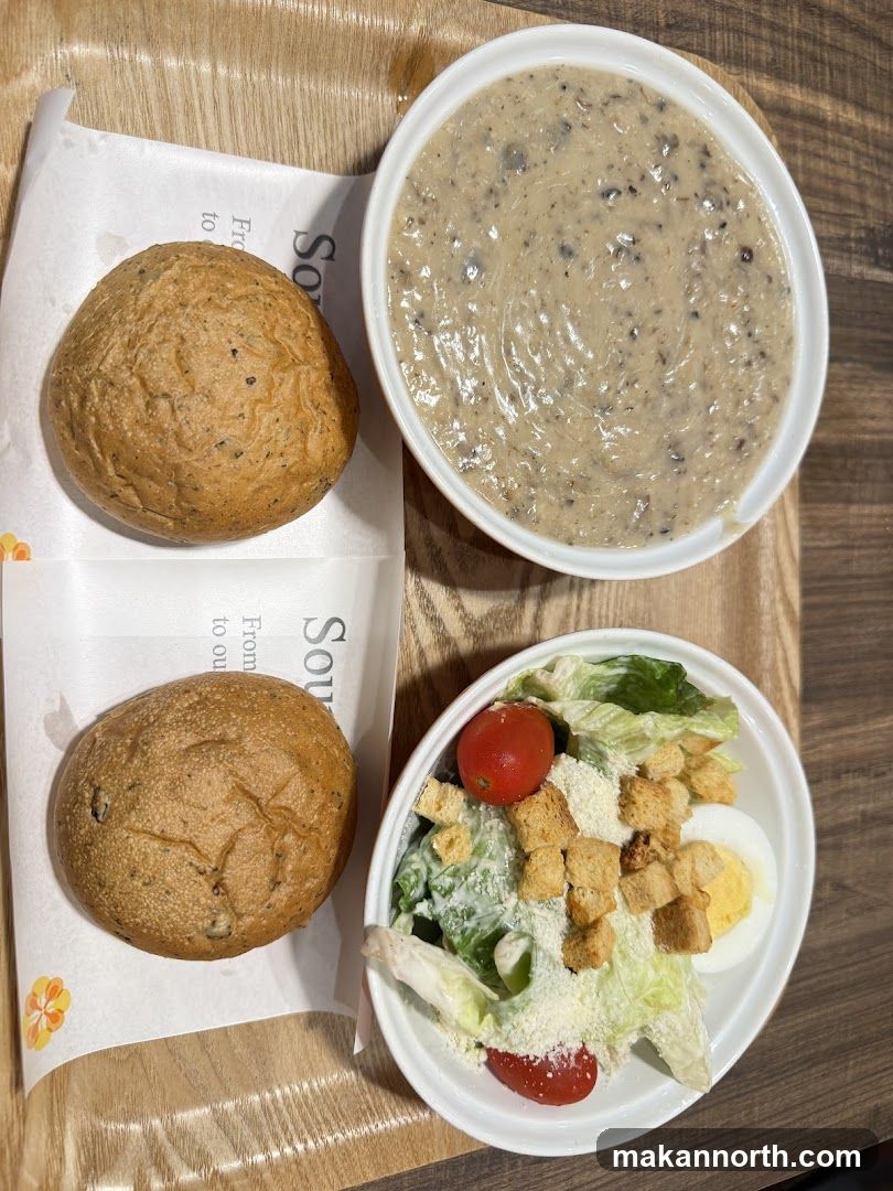 Soup, Salad, and Bread