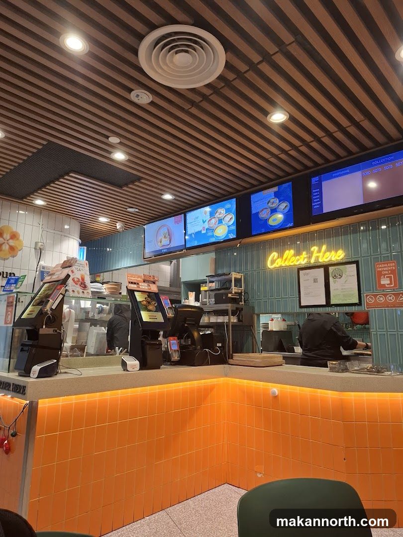 Restaurant Counter with Digital Menus