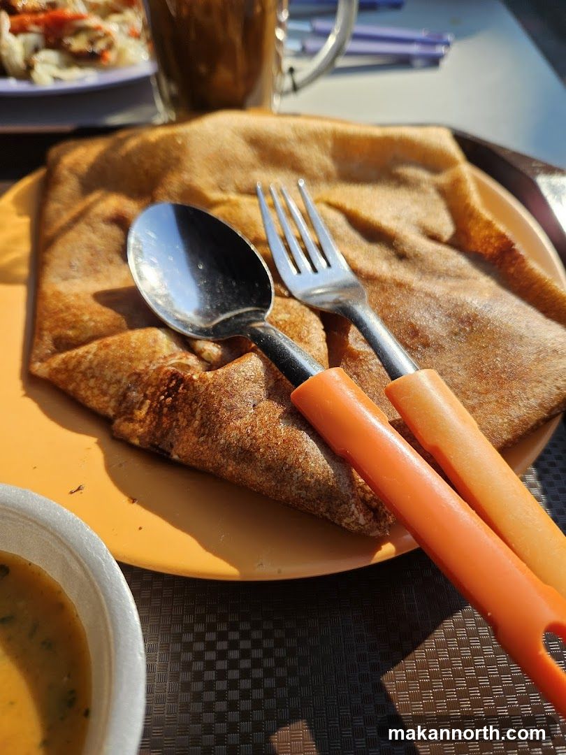 Dosa with Chutney and Coffee