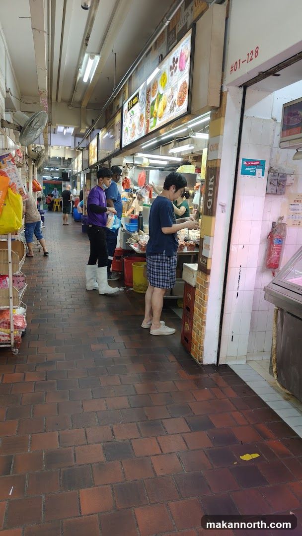 Market Stall with Food Displays