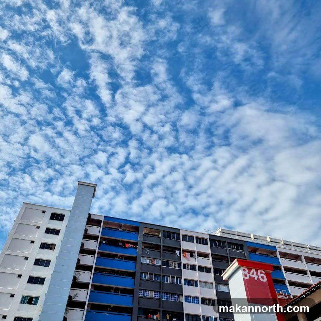 Apartment Building Under a Cloudy Sky