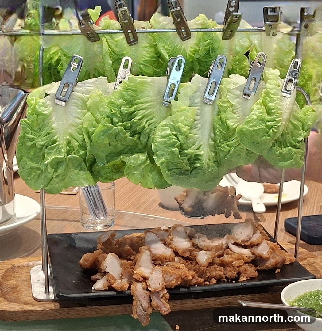 Crispy Pork Belly with Lettuce Wraps