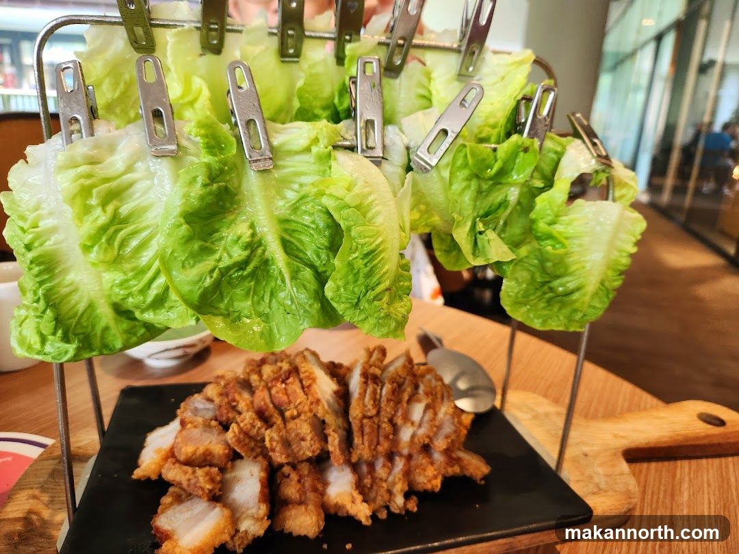 Crispy Pork Belly with Lettuce Wraps