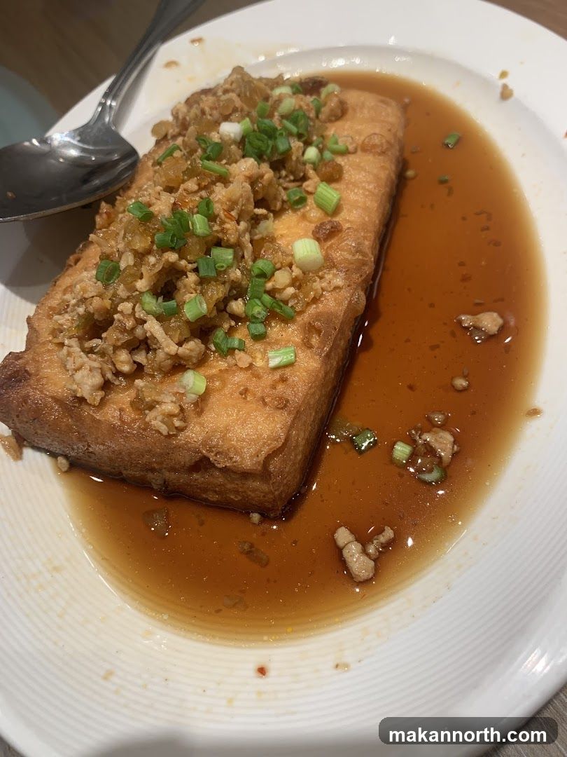Fried Tofu with Toppings
