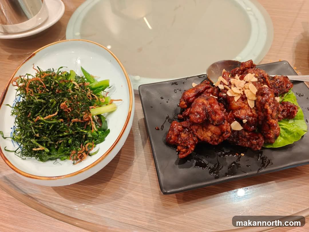 Fried Chicken and Vegetables