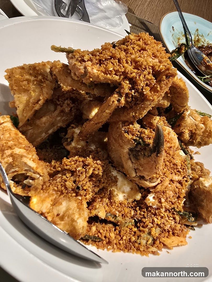 Crispy Fried Seafood Dish