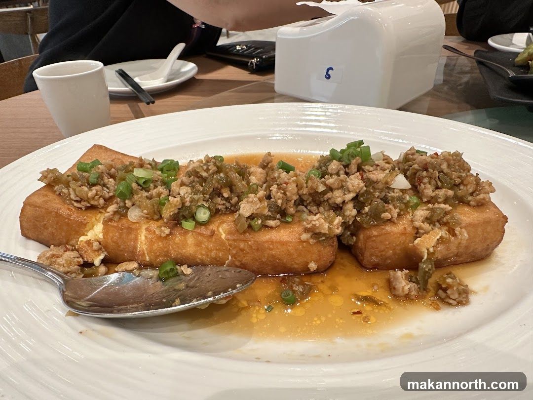 Fried Tofu with Toppings