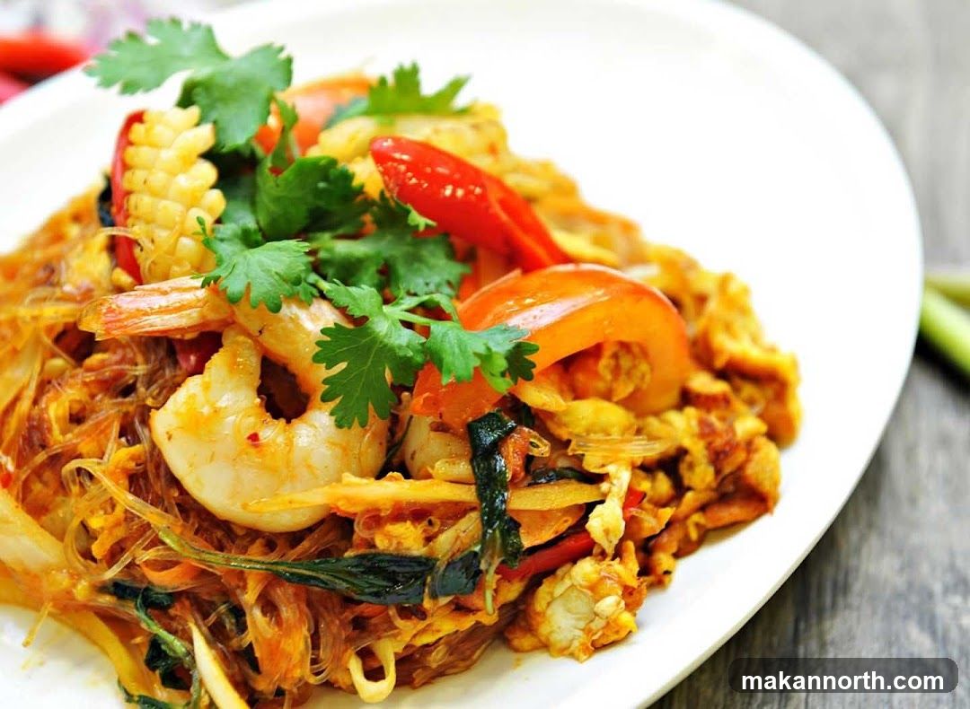 Shrimp and Glass Noodle Stir-fry