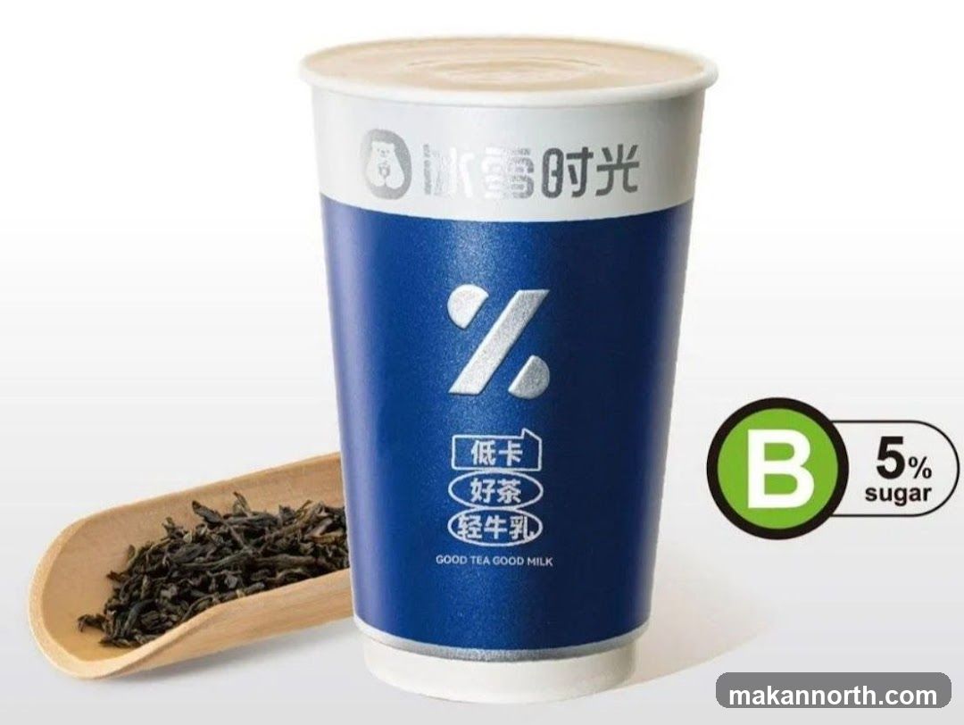 Beverage Cup with Tea Leaves