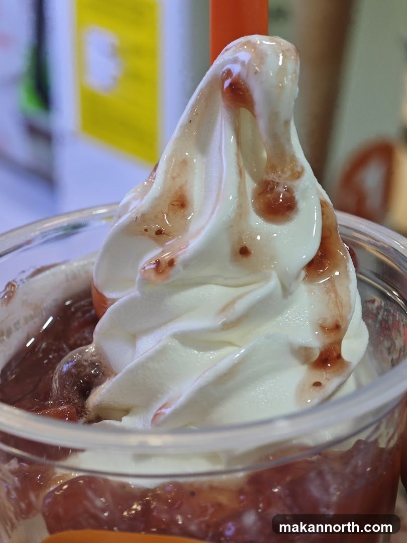 Strawberry Soft Serve Ice Cream