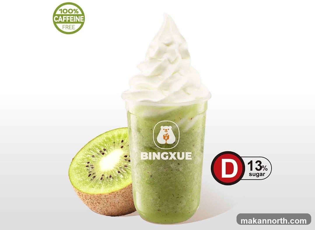 Kiwi Smoothie with Whipped Cream