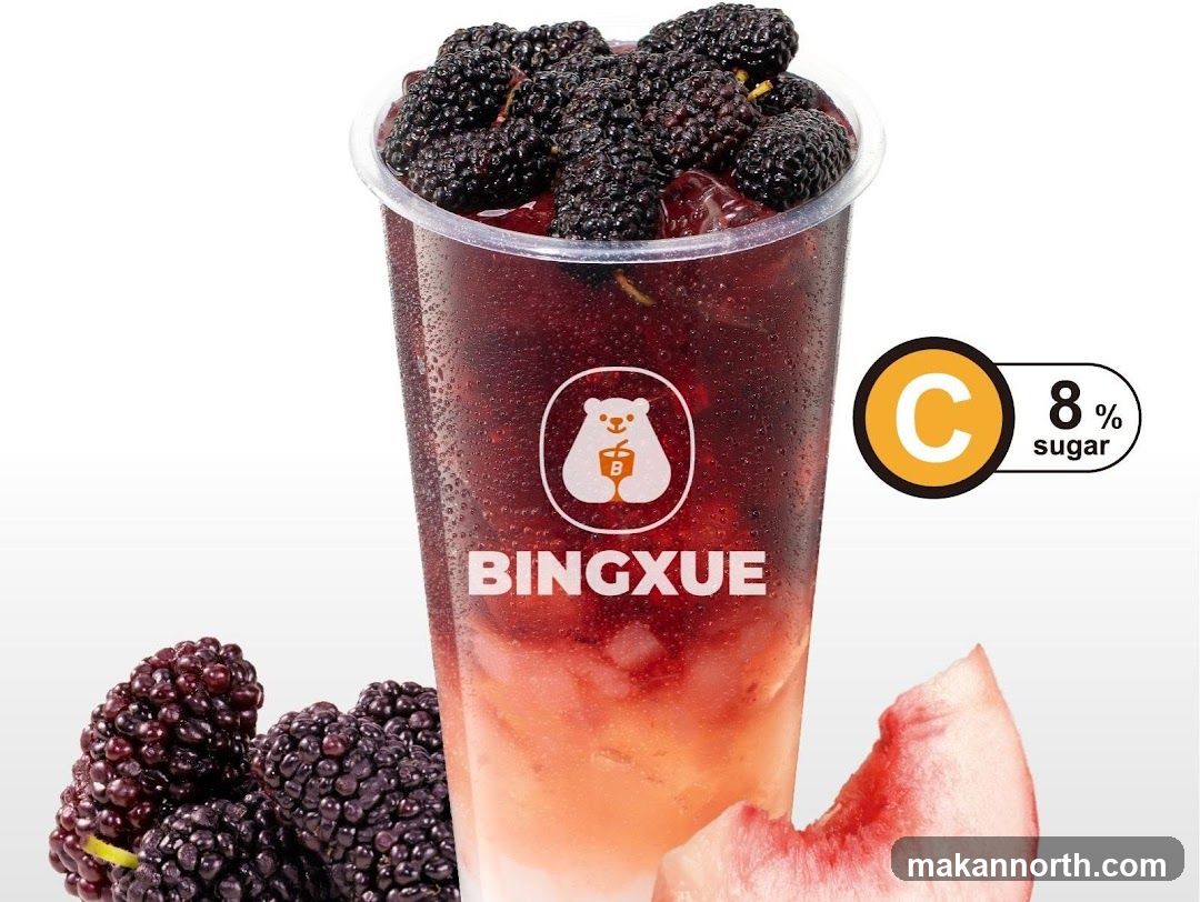 Mulberry and Peach Drink