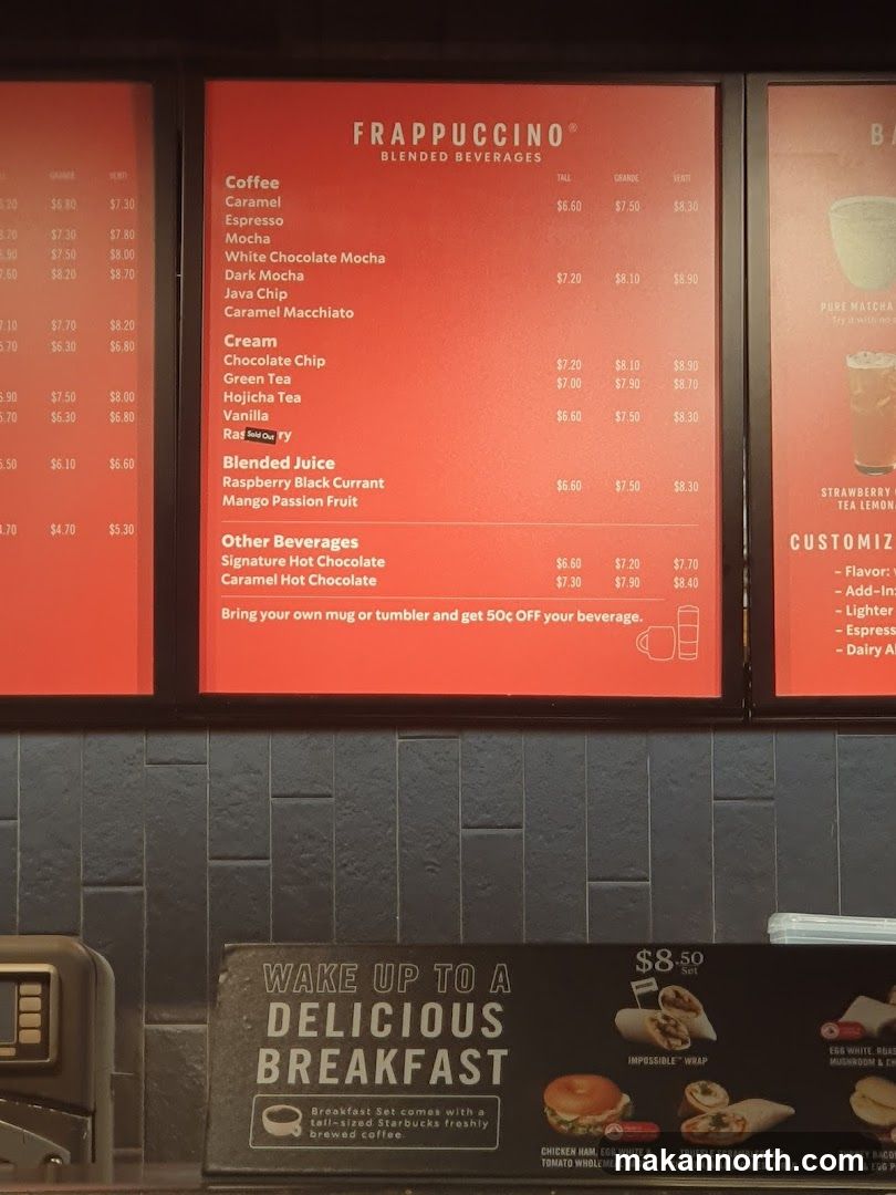 FRAPPUCCINO BLENDED BEVERAGES
